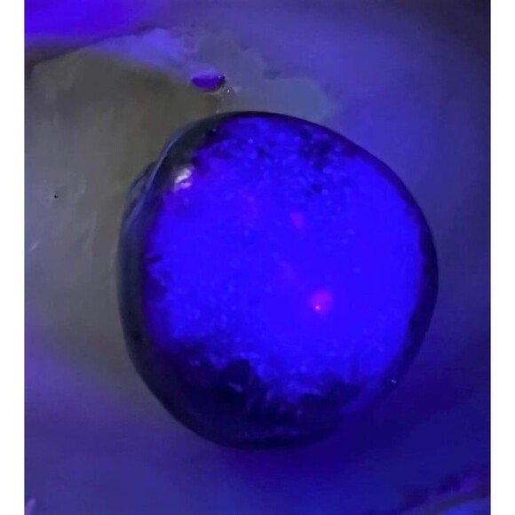 Adorable Ruby Zoisite Jack Skellington Skull Carving - Picture 6 of 6